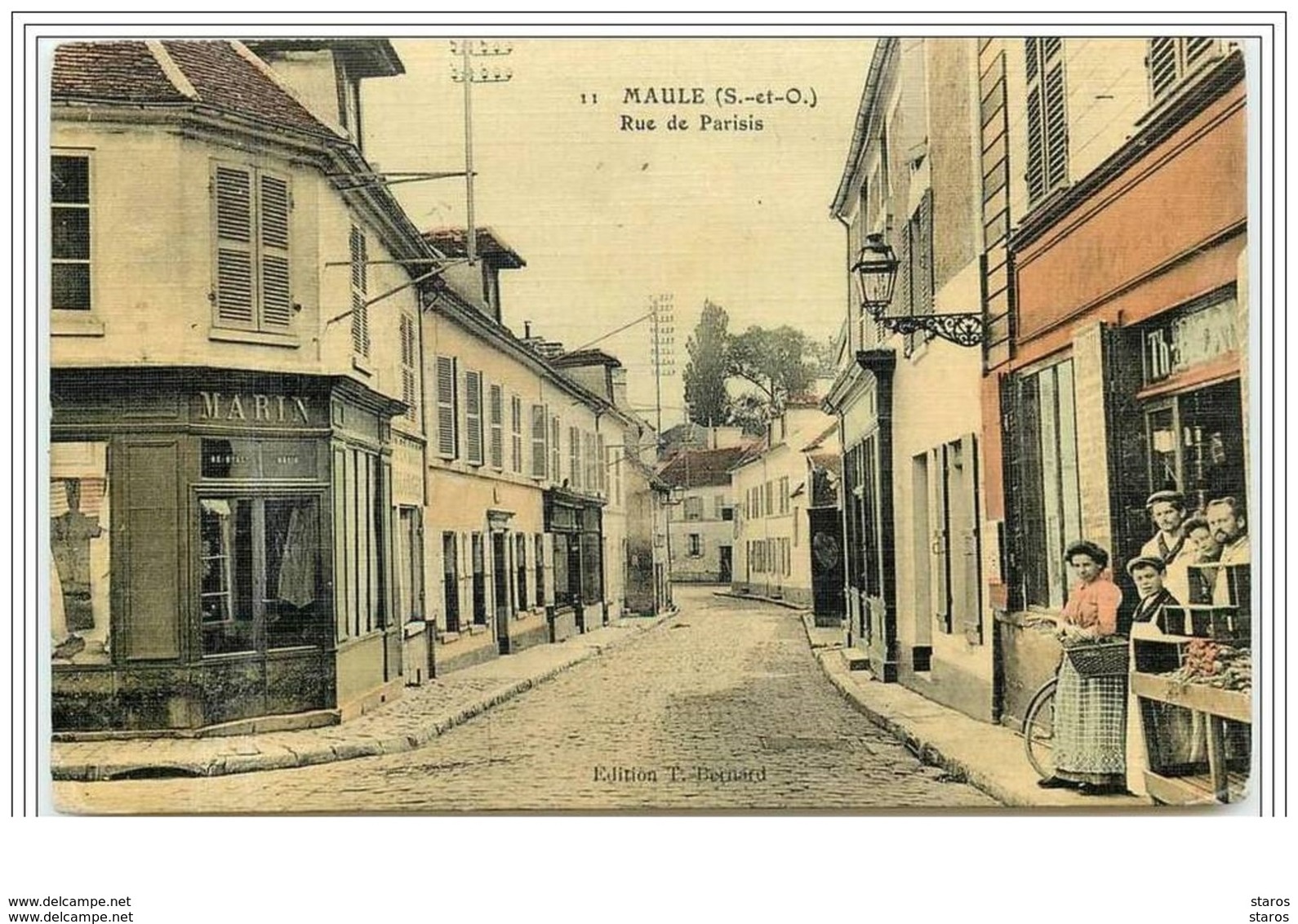 MAULE Rue De Parisis (carte Toilée) - Maule