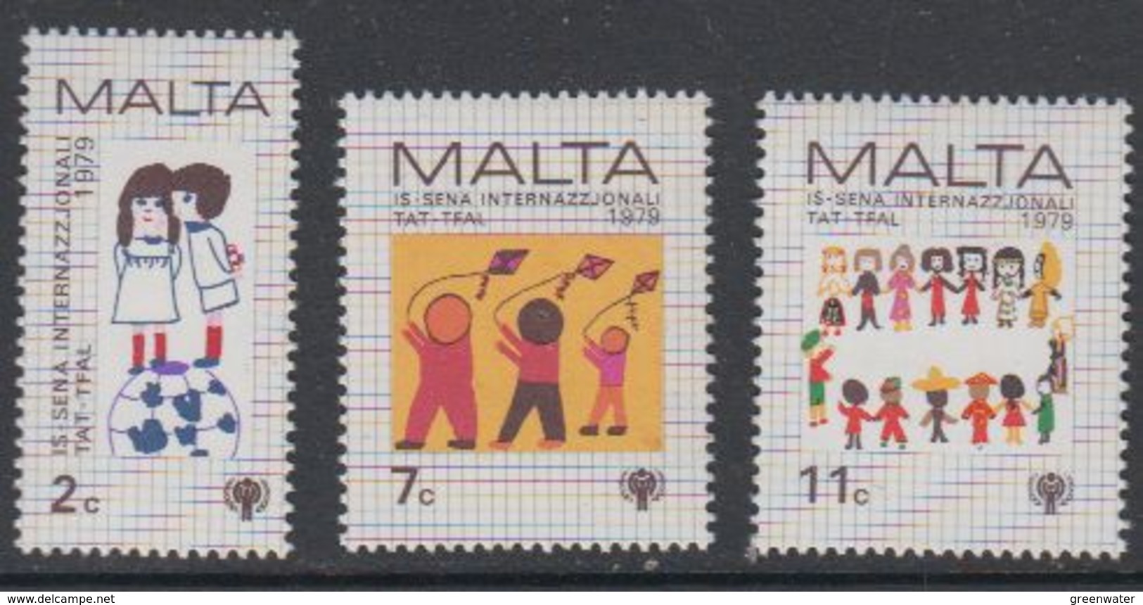 Malta 1979 International Year Of The Child 3v ** Mnh (42804B) - Malta