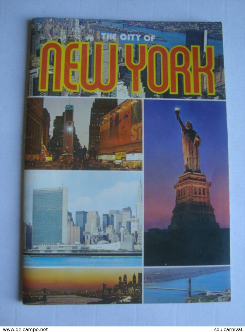 THE CITY OF NEW YORK - USA, PLASTICHROME,  1976 APROX. - Amérique Du Nord