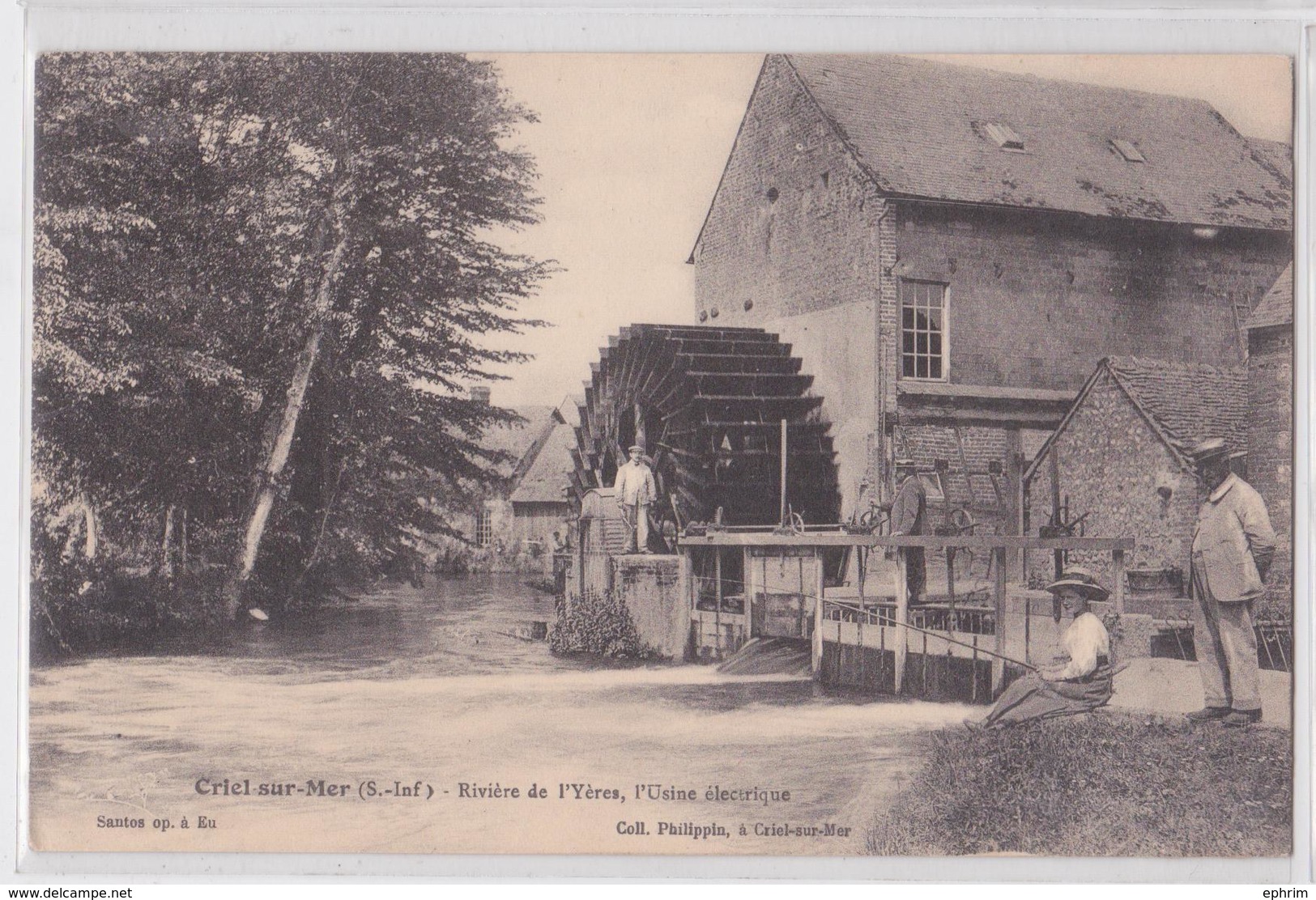 CRIEL-SUR-MER - Rivière De L'Yères, L'Usine Electrique - Criel Sur Mer