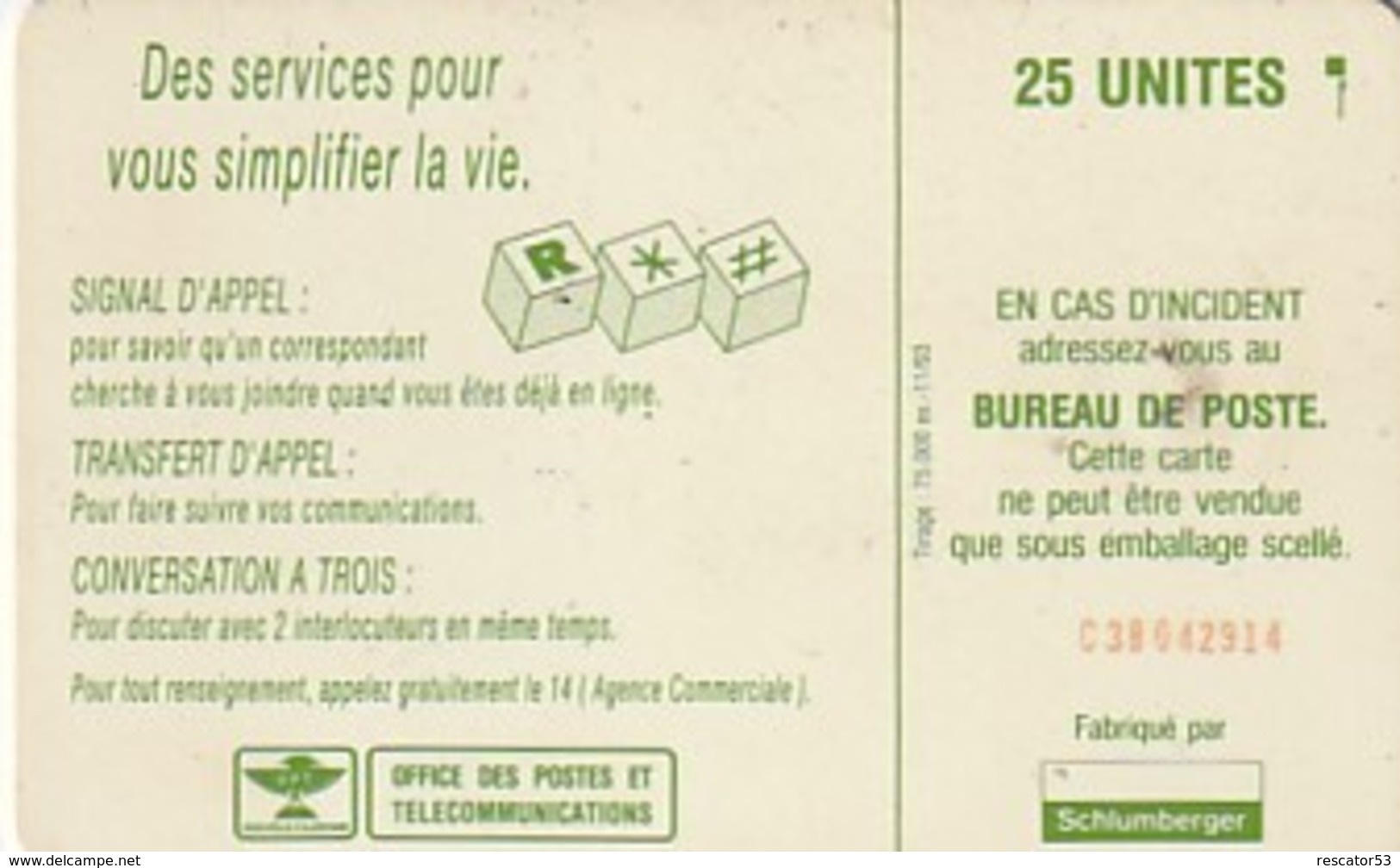 Rare Carte Téléphonique De Nouvelle-Calédonie 75 000 Ex - 1993