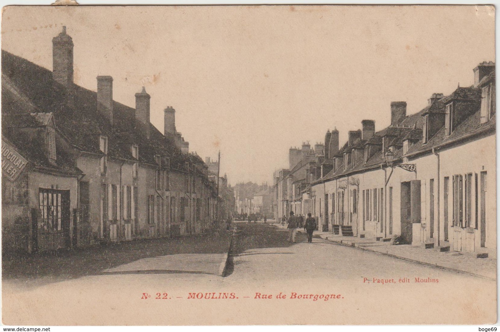 (pdd) ALLIER  , MOULINS ,rue De Bourgogne - Moulins