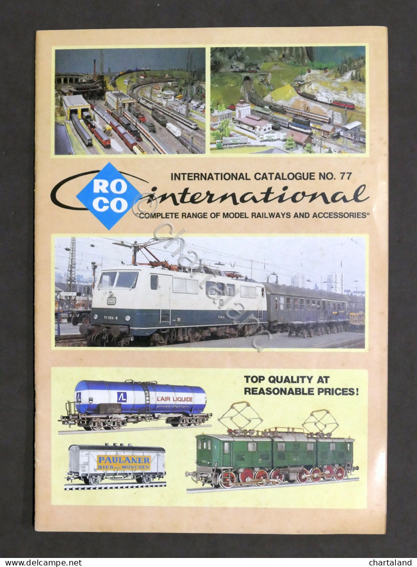 Catalogo Modellismo Ferroviario - Roco International Catalogue N. 77 E - Unclassified