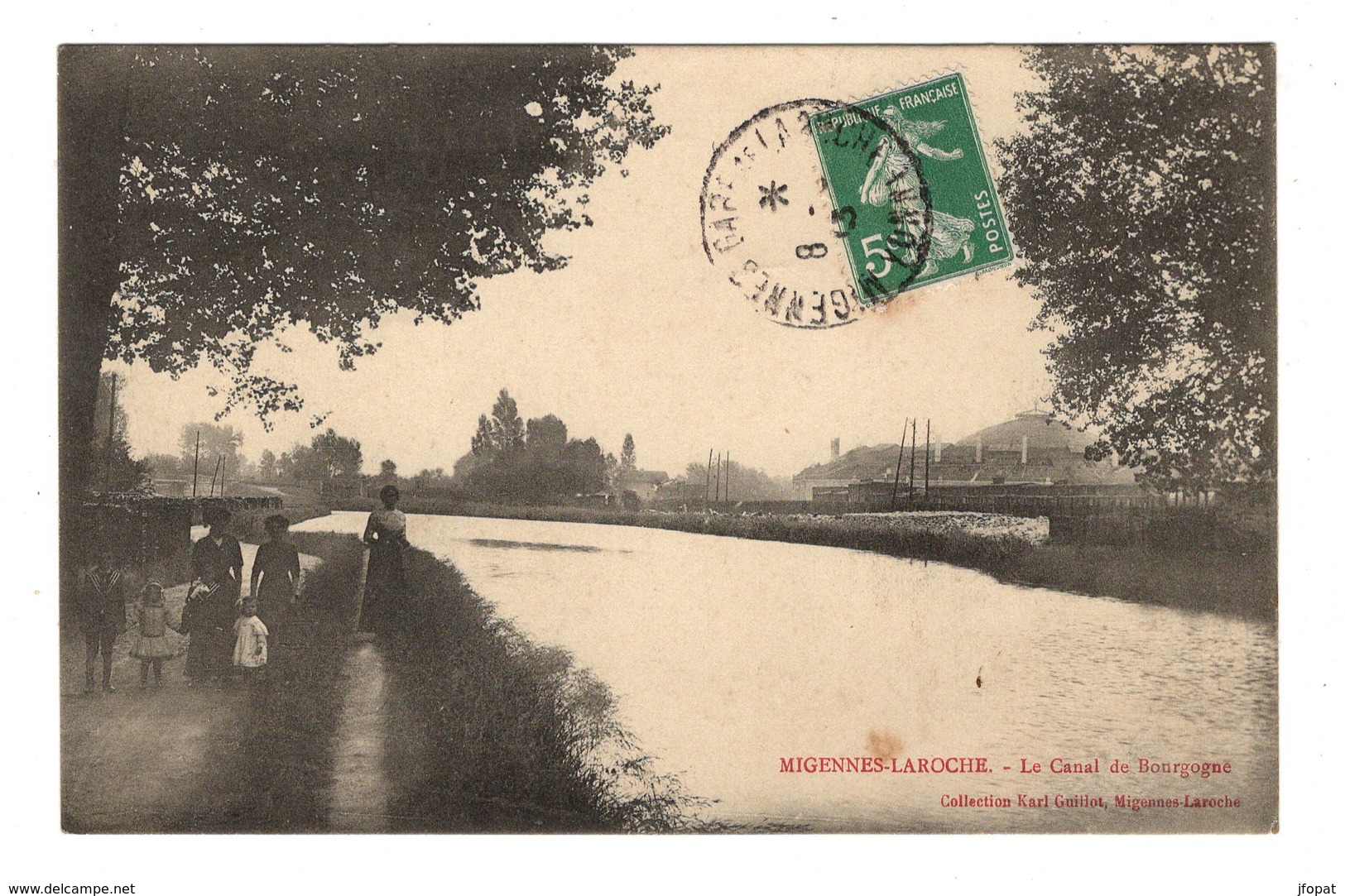 89 YONNE - MIGENNES LAROCHE Le Canal De Bourgogne - Migennes