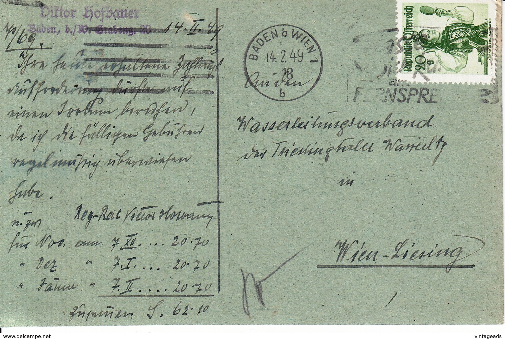 BM555 Konvolut 5 Stk. Österreich Briefkuverts, Gelaufen, Trachten, Verschiedene Post-Stempel - Other & Unclassified