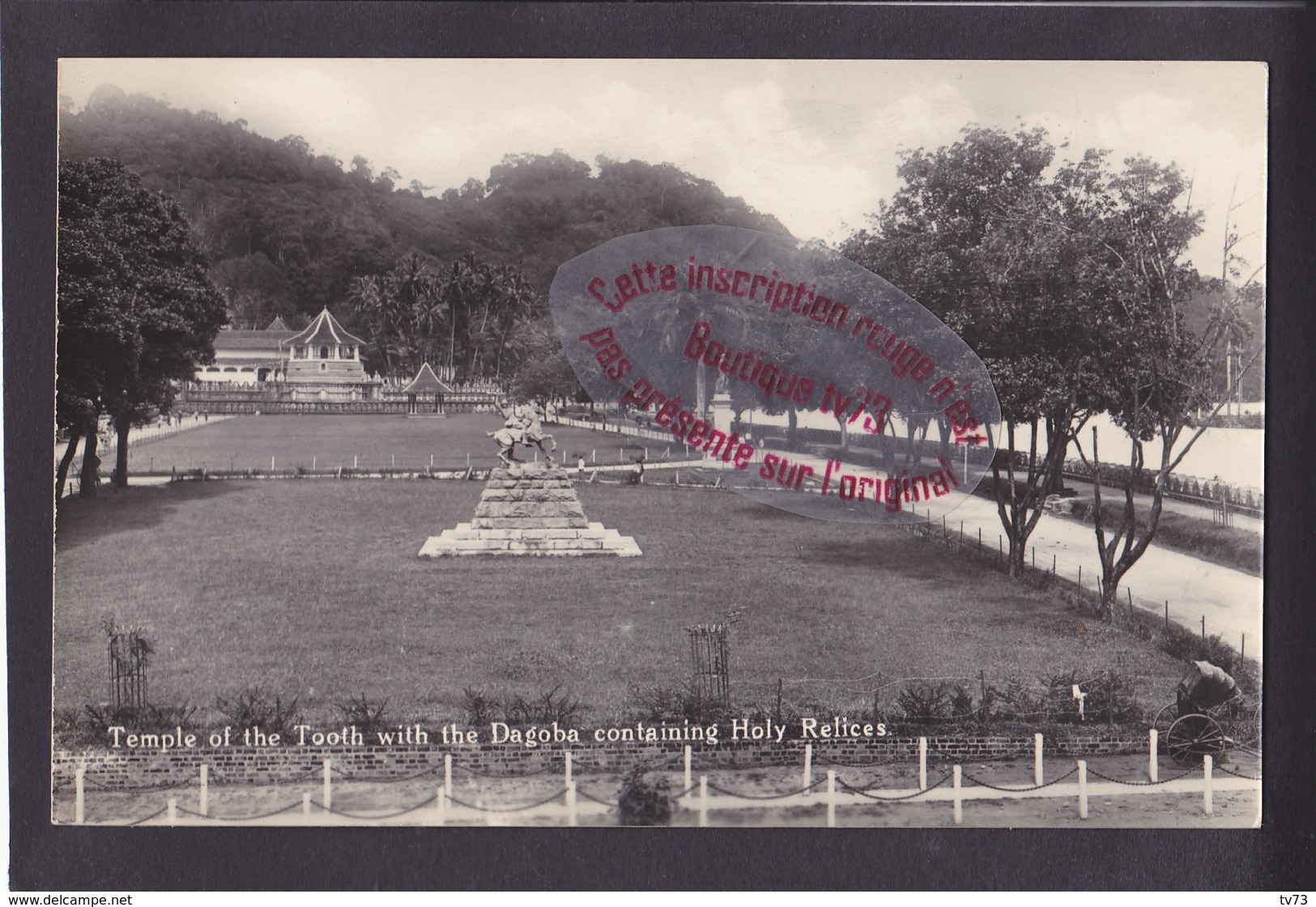 Q1528 - Temple Of The Tooth With The Dagoba Containing Holy Relices - CEYLON - Sri Lanka - Sri Lanka (Ceylon)