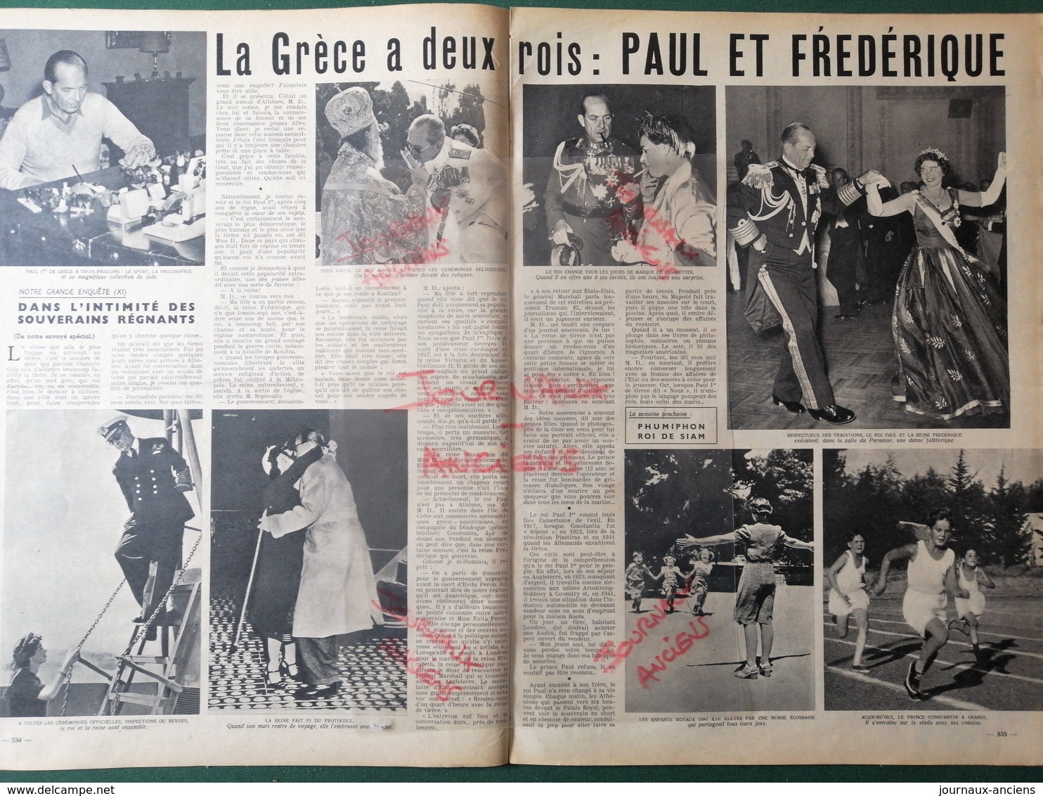 1952 ÉVITA PERON LES OBSÈQUES - CHURCHILL 77 ANS - LA GRÈCE A DEUX ROIS - Other & Unclassified