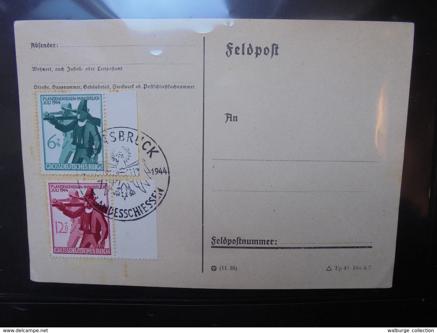 3eme REICH 1944 - Lettres & Documents