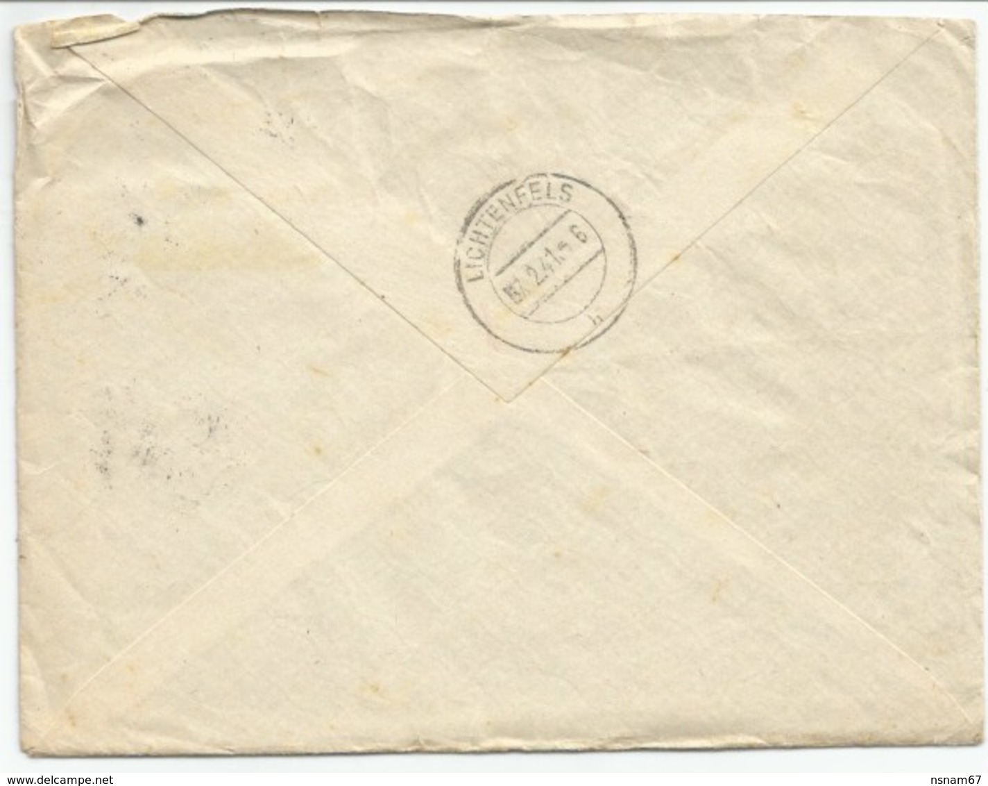 R189 - Feldpost 25402 Du 6 Février 1941 Avec Correspondance - Tampon Illustrée Croix SS Et Palmier - - Lettres & Documents