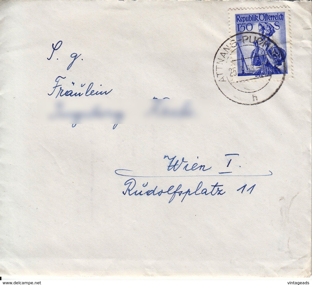 BM563 Konvolut 5 Stk. Briefkuverts Österreich, Gelaufen, Trachten, Verschiedene Post-Stempel - Altri & Non Classificati