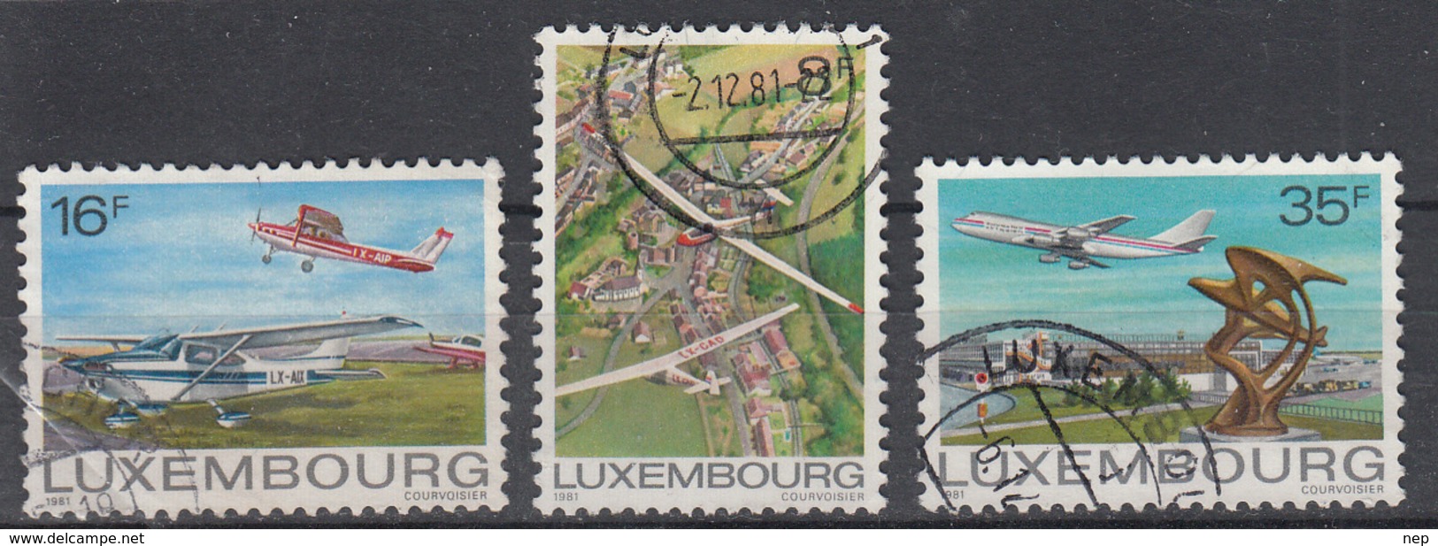 LUXEMBURG - Michel - 1981 - Nr 1037/39 - Gest/Obl/Us - Used Stamps