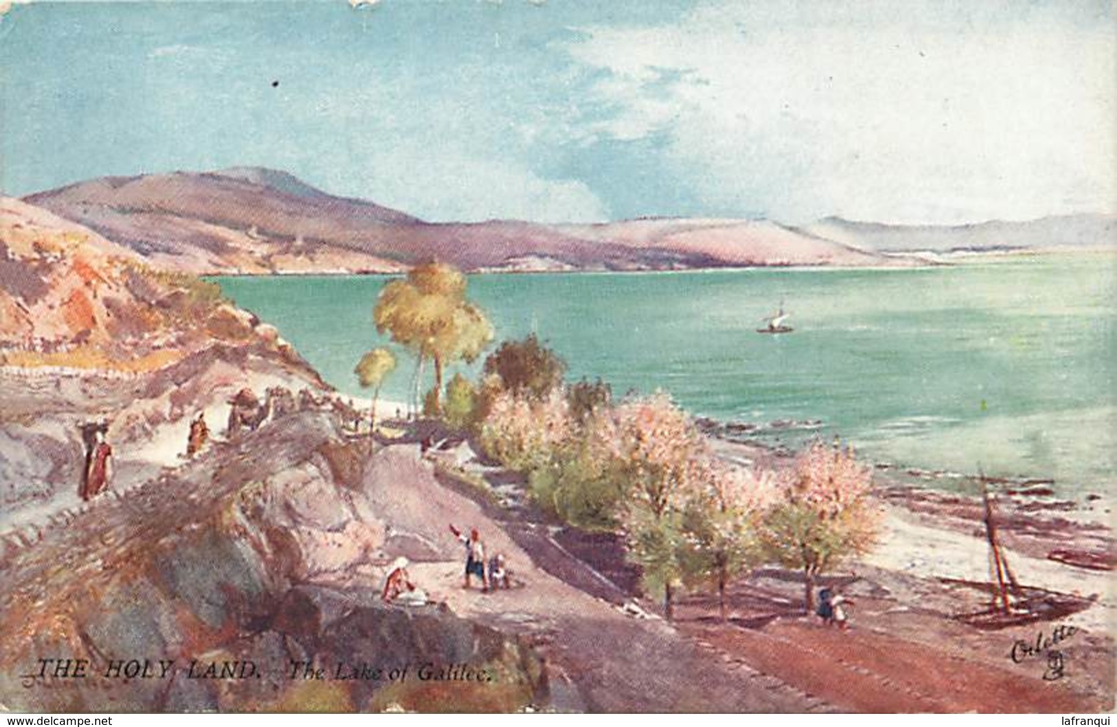 Pays Div -ref T275- Illustrateurs - Illustrateur Raphael Tuck S Postcard -the Holy Land -galilee - - Palestine