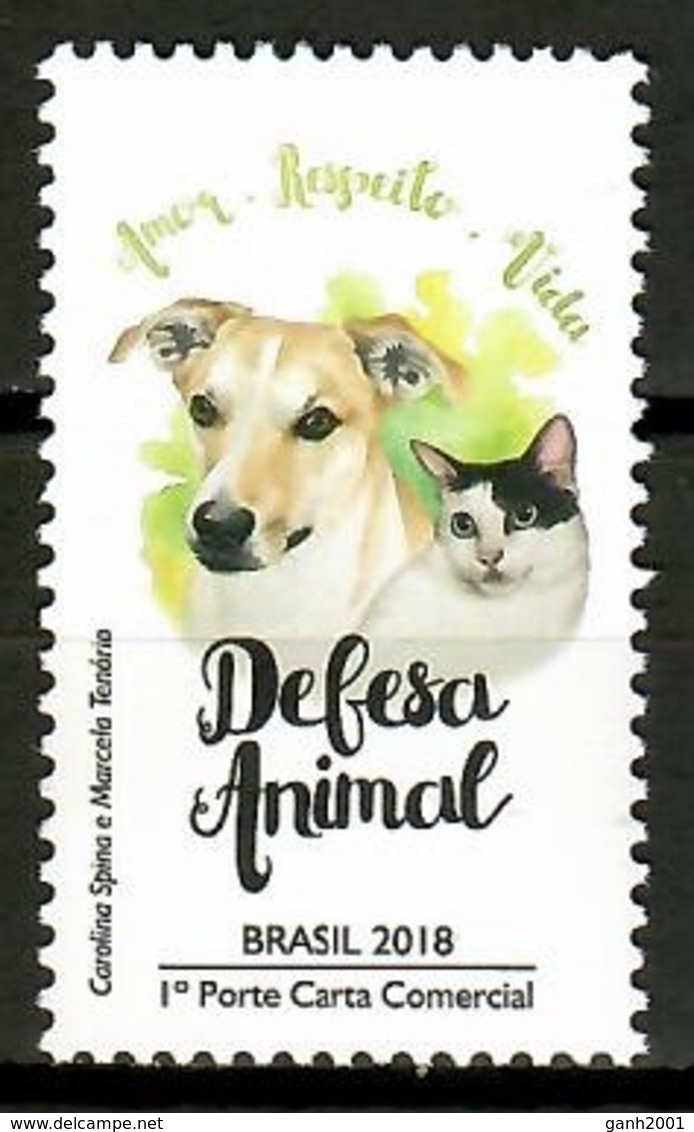 Brazil 2018 Brasil / Dog Cat MNH Perro Gato Hunde Katzen Chien Chats / Cu12435  29 - Perros