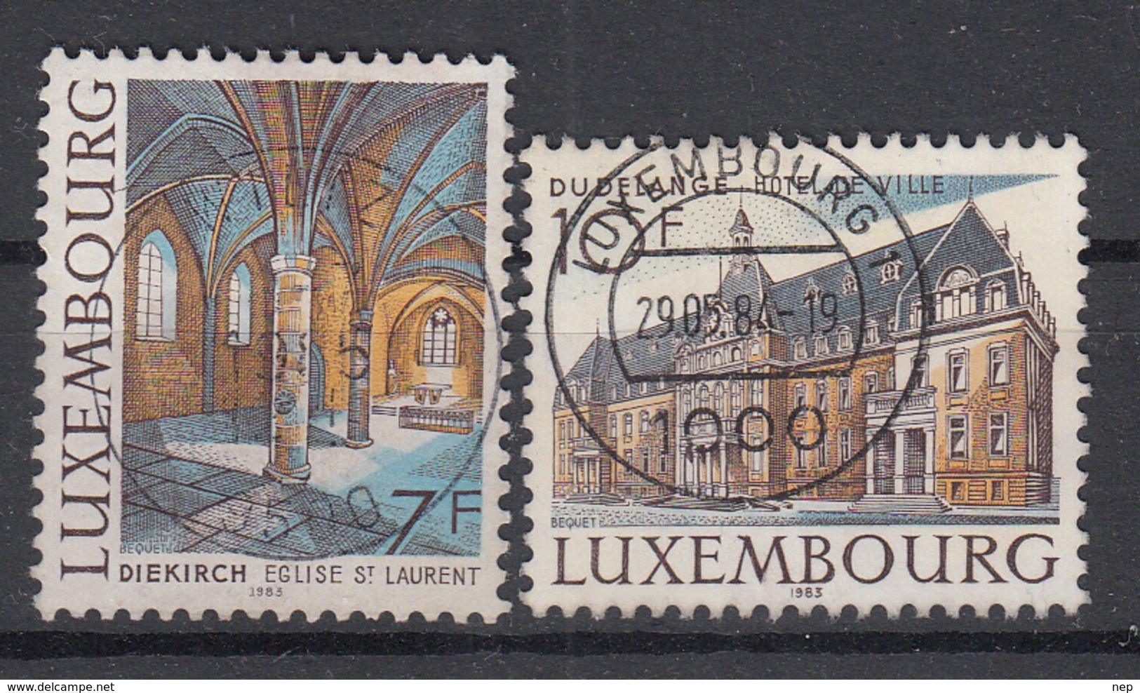 LUXEMBURG - Michel - 1983 - Nr 1081/82 - Gest/Obl/Us - Oblitérés