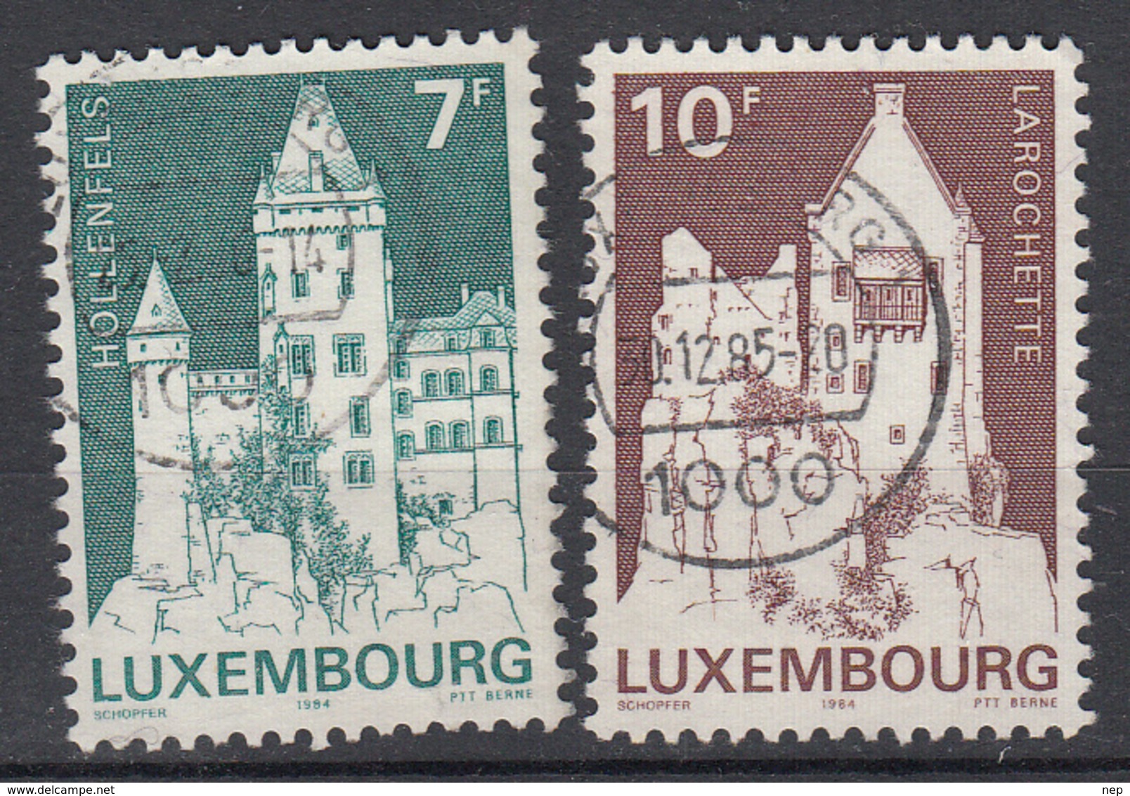 LUXEMBURG - Michel - 1984 - Nr 1105/06 - Gest/Obl/Us - Usados