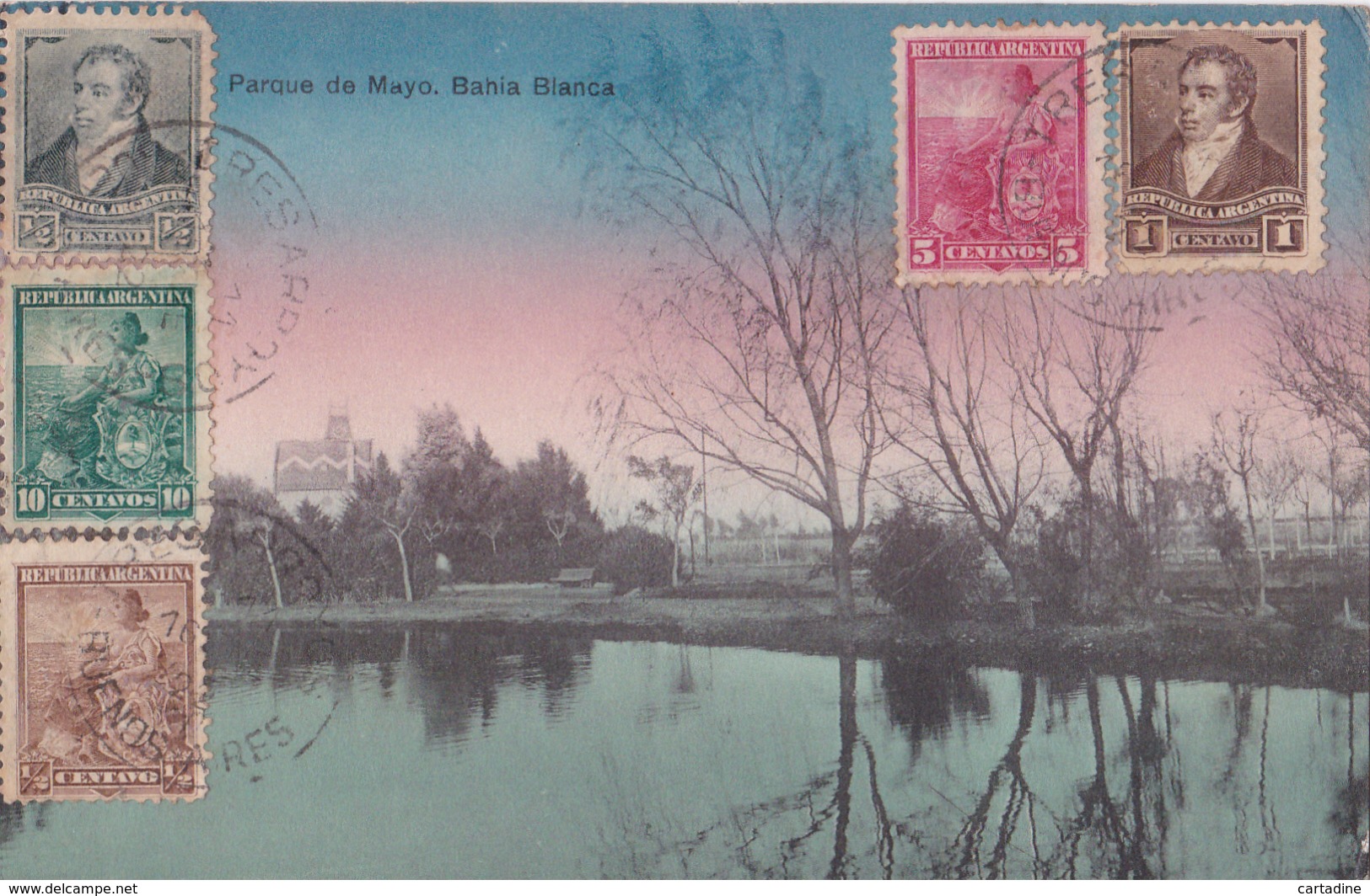 CPA Argentine / Argentina - Bahia Blanca - Parque De Mayo  - 1922 - Argentine