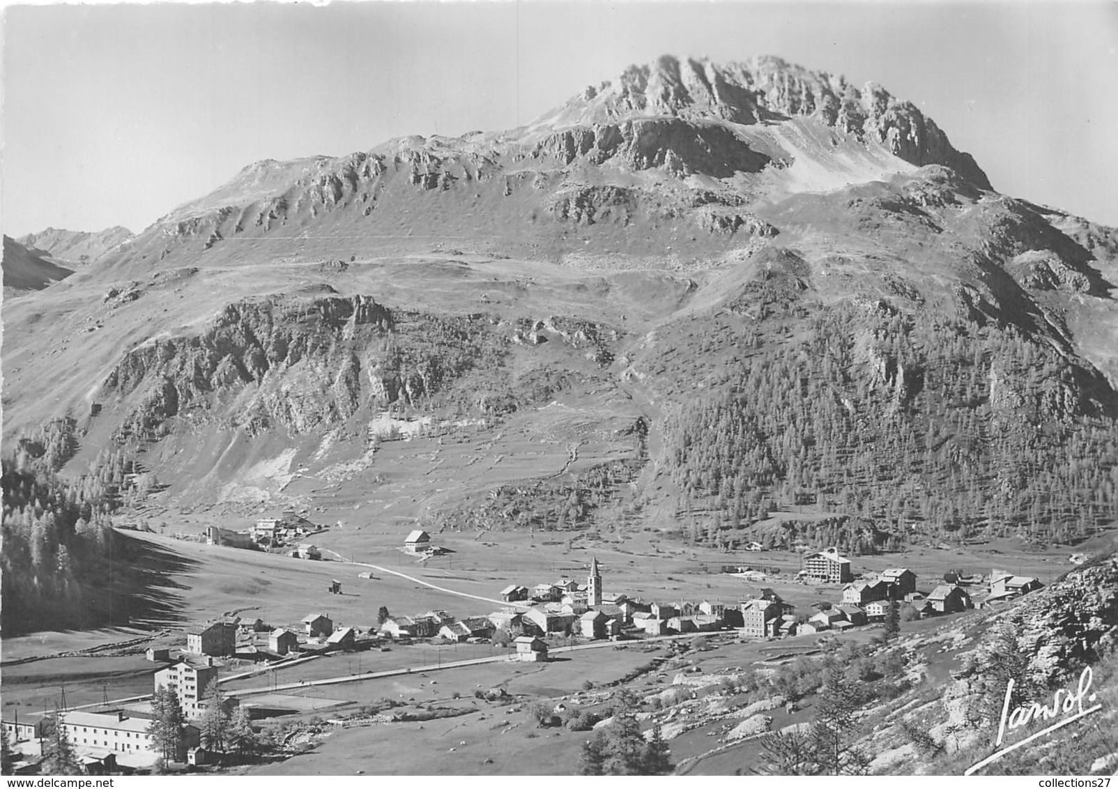 73-VAL-D'ISERE- VUE GENERALE ET LE ROCHER DE BELLEVARDE - Val D'Isere