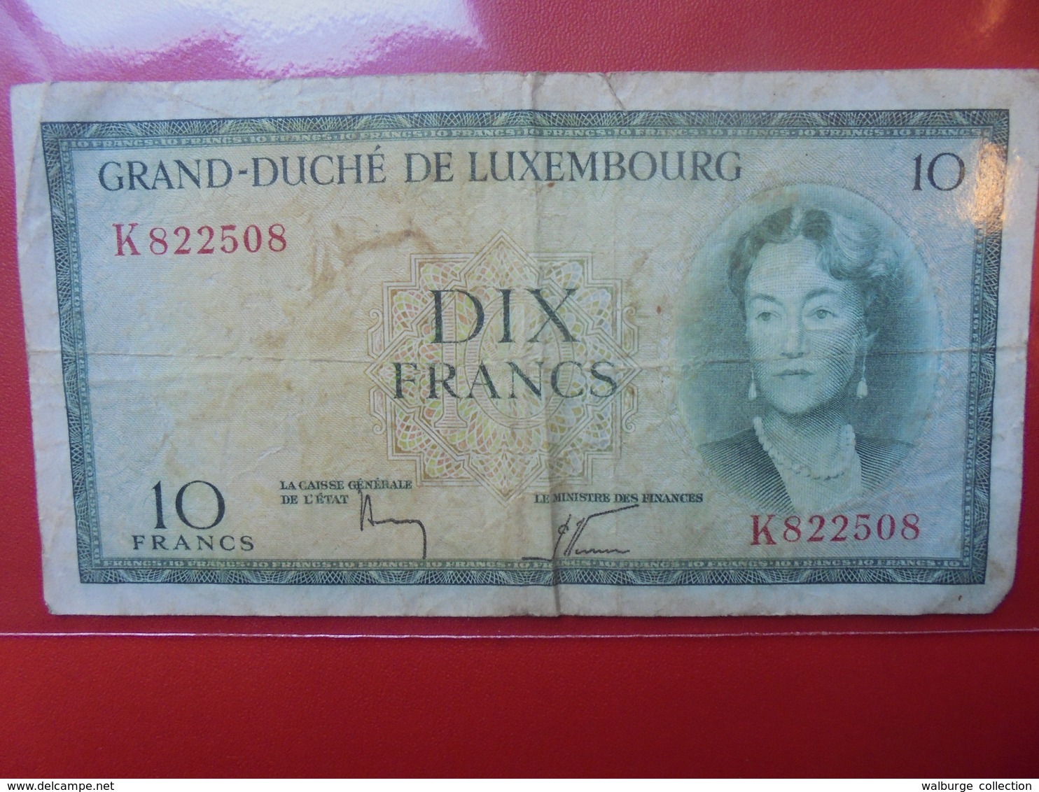 LUXEMBOURG 10 FRANCS (NON-DATE) CIRCULER - Luxembourg