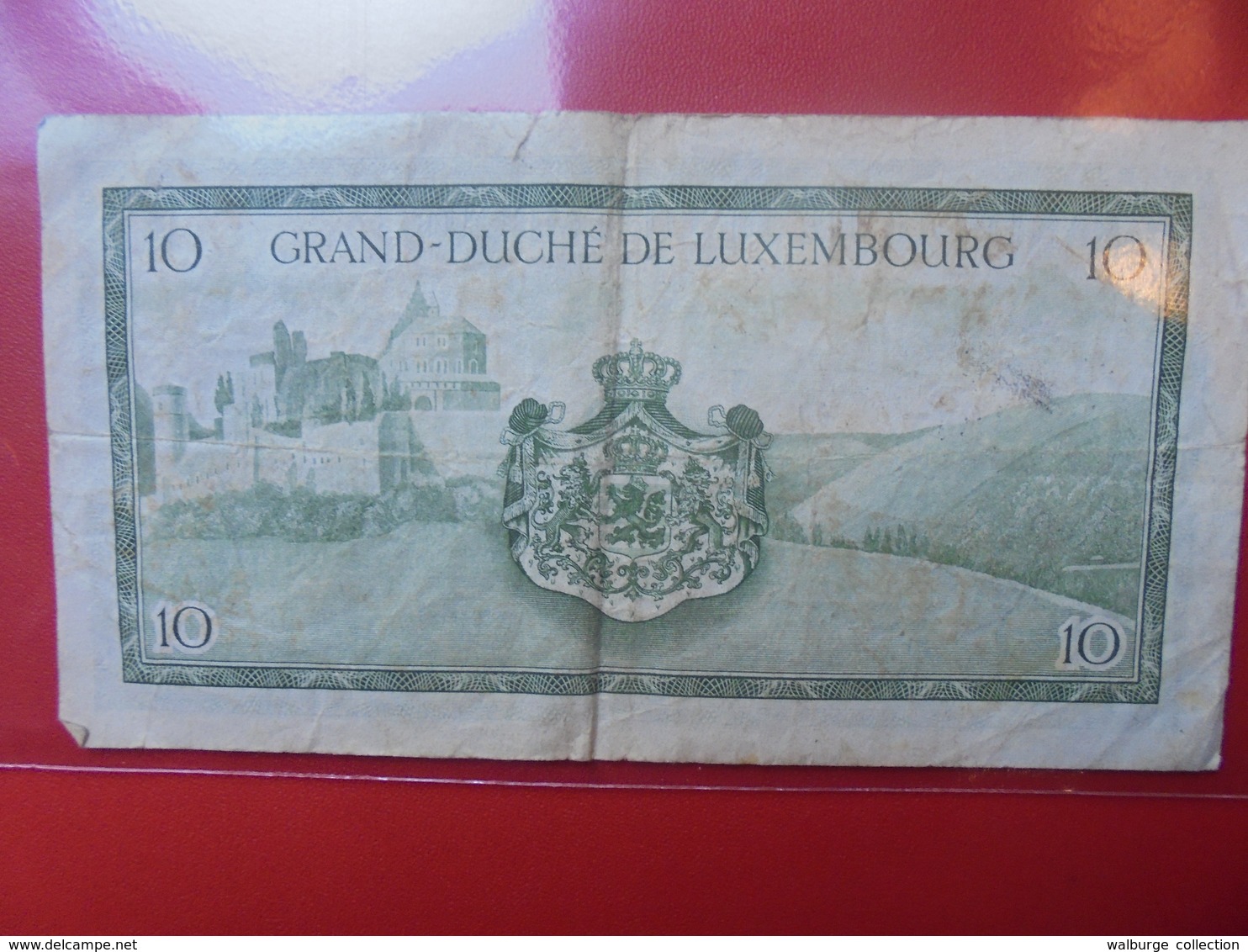 LUXEMBOURG 10 FRANCS (NON-DATE) CIRCULER - Luxemburgo