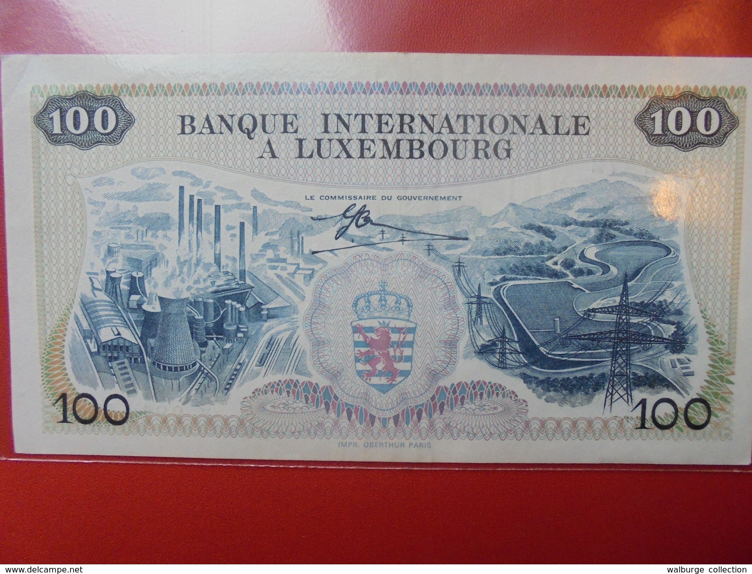 LUXEMBOURG 100 FRANCS 1968 CIRCULER BELLE QUALITE - Luxembourg