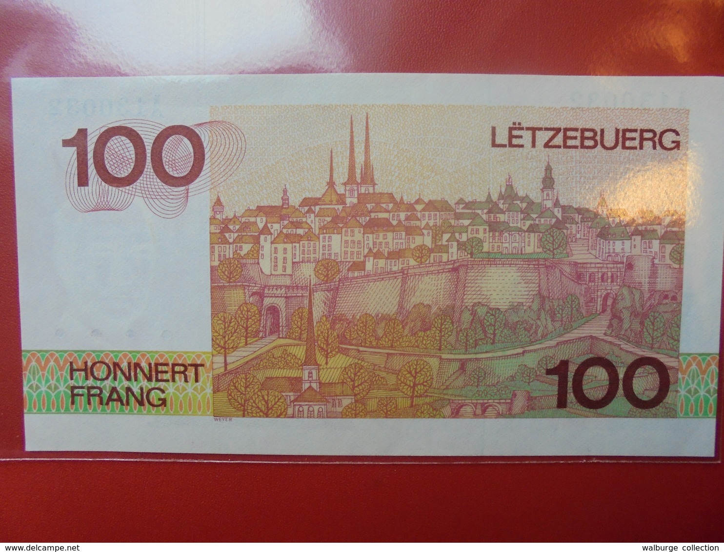 LUXEMBOURG 100 FRANCS 1980-86 CIRCULER BELLE QUALITE - Luxembourg