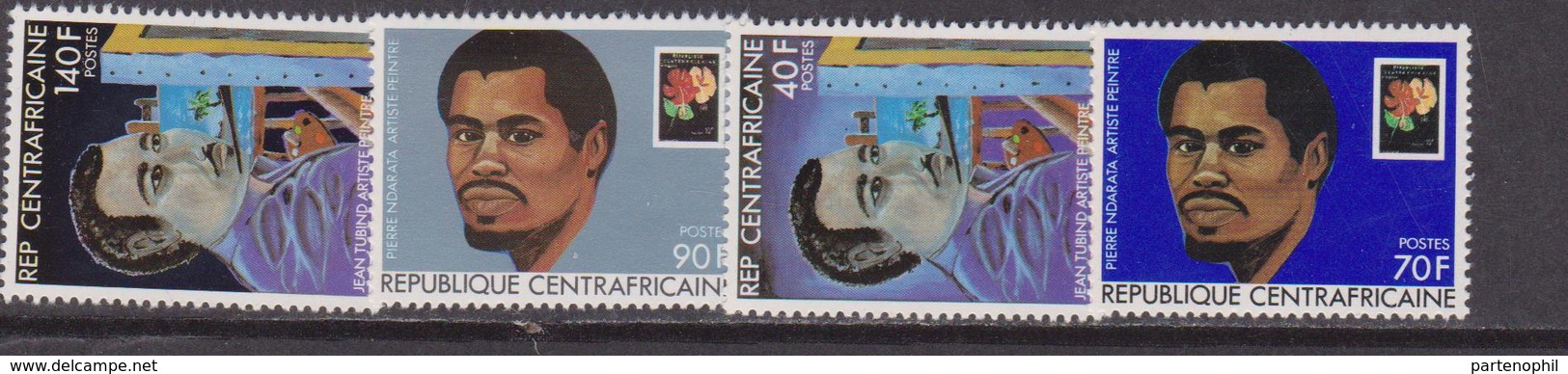 Rep. Centrafricaine Art Painting Set MNH - Centraal-Afrikaanse Republiek