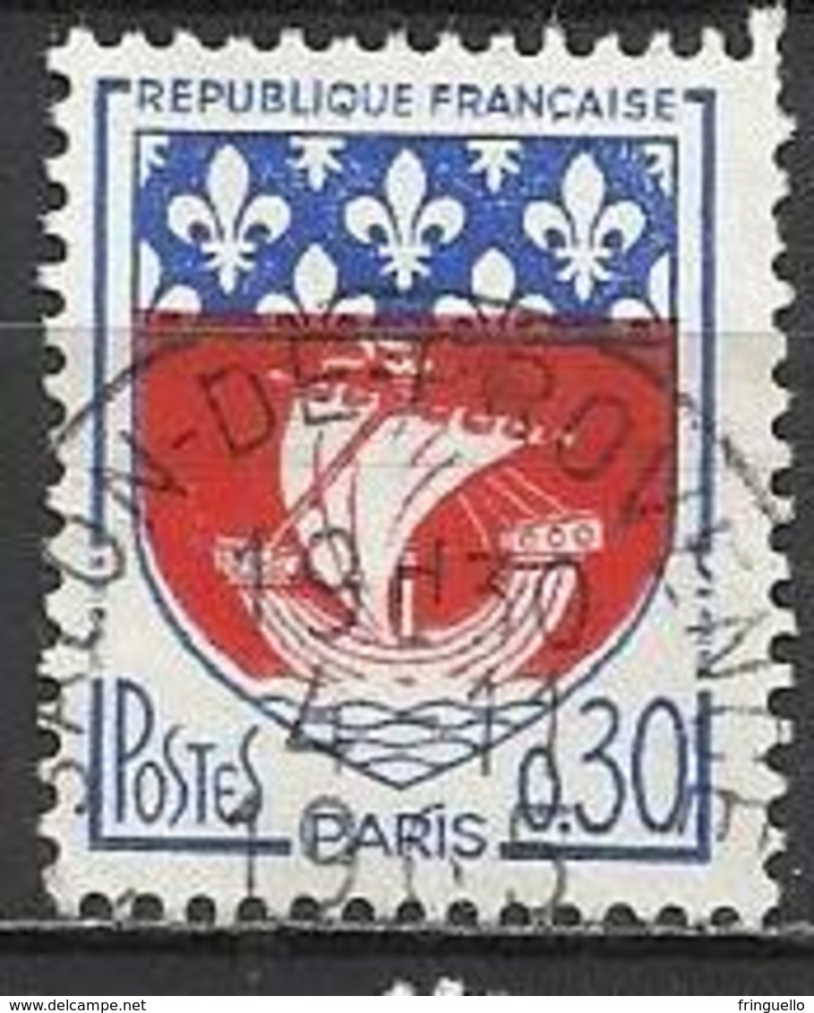 Francia Lotto N. 3978 Anno 1962-5 Cat Yvert N. 1354B Usato - Usati