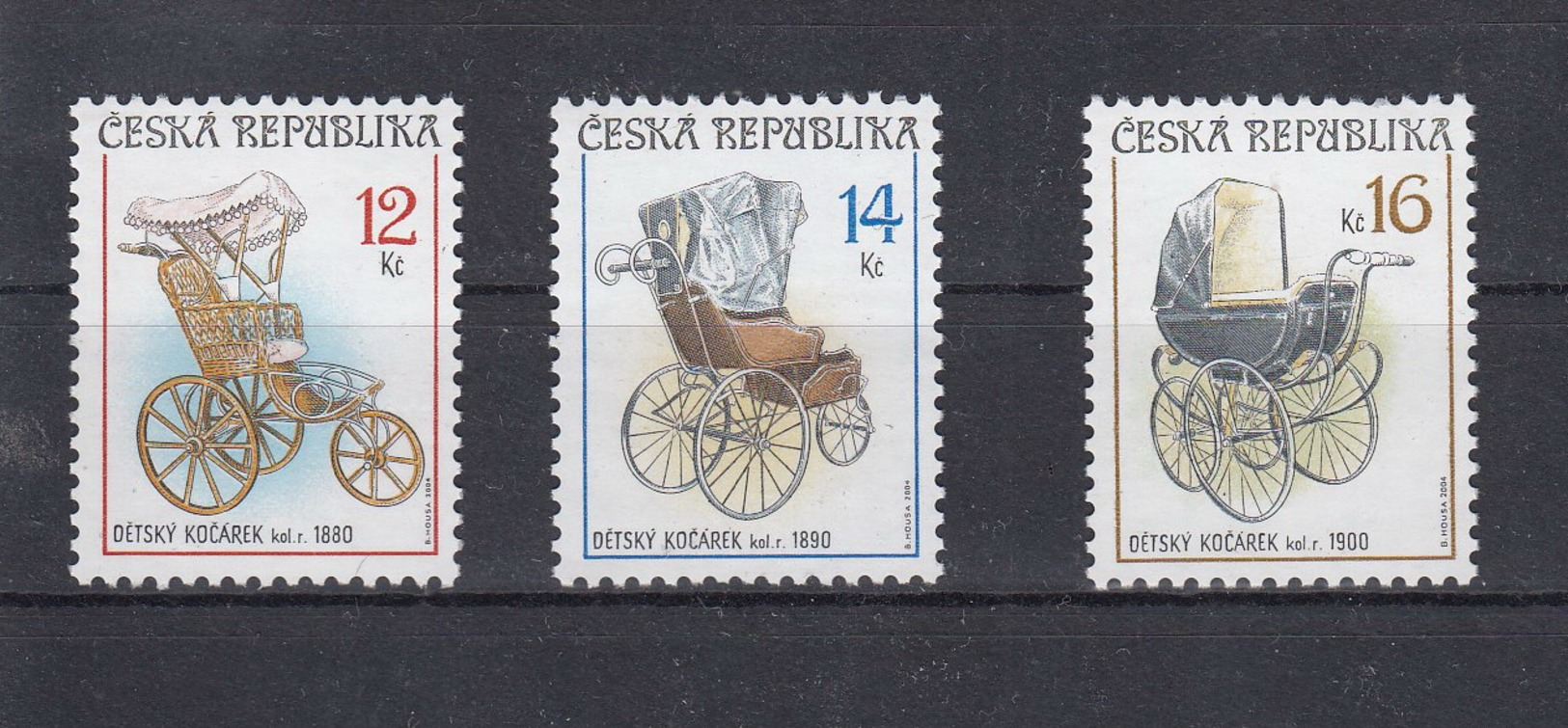 Tschechische Republik Michel Cat.No. Mnh/** 413/415 - Unused Stamps