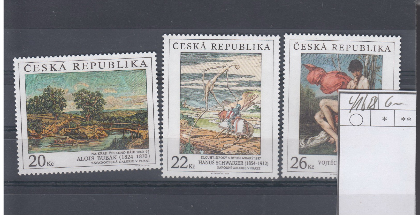 Tschechische Republik Michel Cat.No. Mnh/** 416/418 - Nuevos