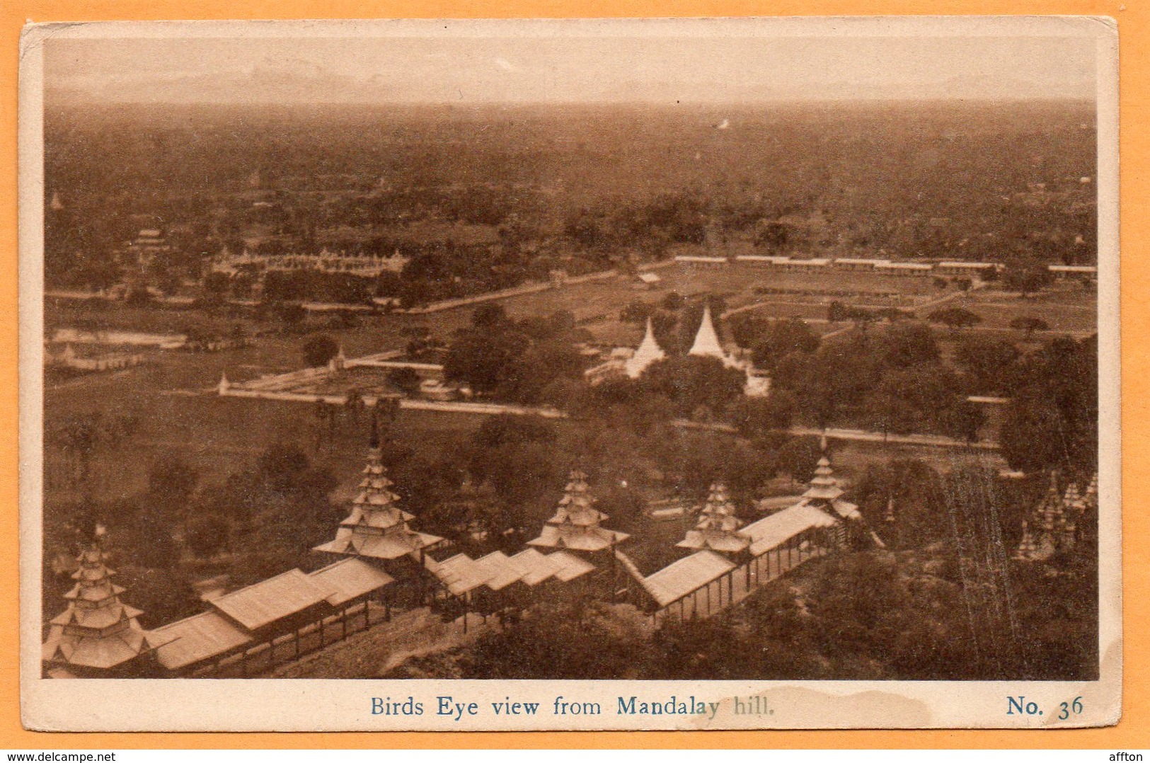 Burma Myanmar 1910 Postcard - Myanmar (Burma)