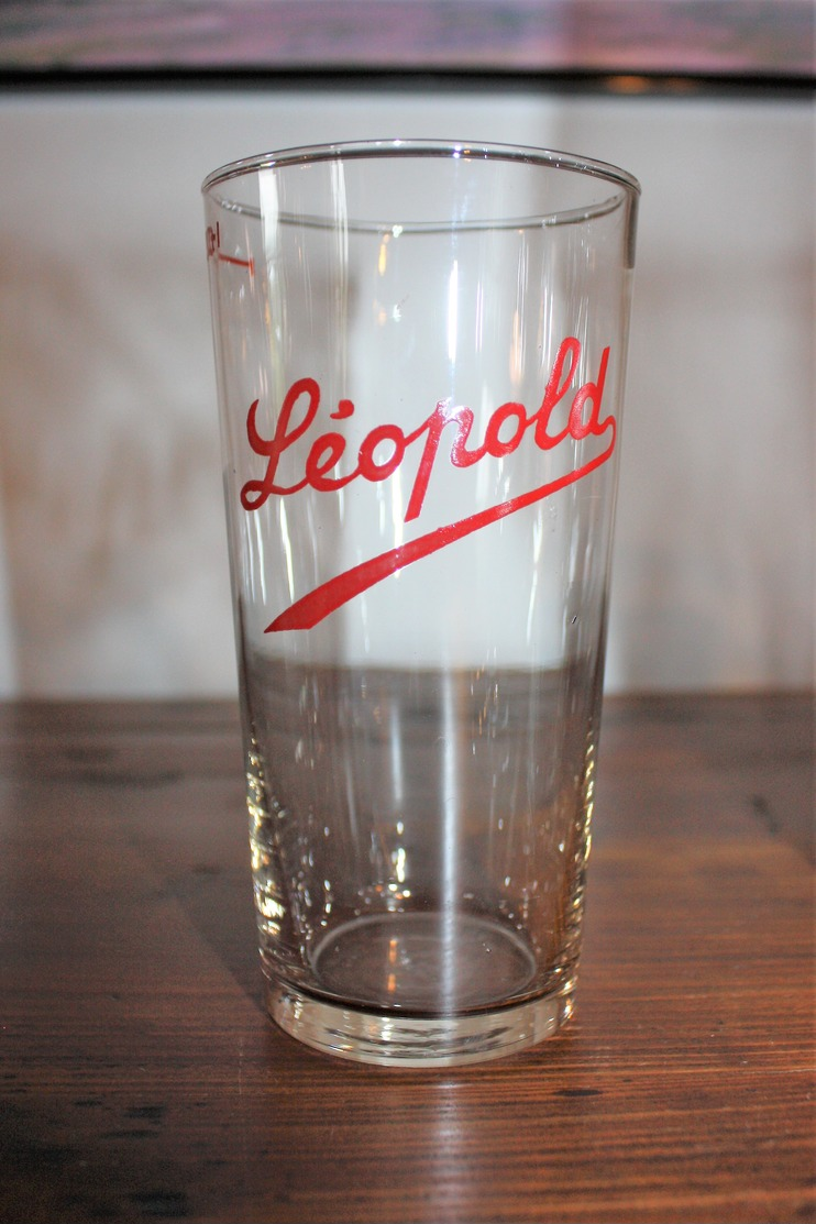 Verre à Bière LEOPOLD - Belge - Ancienne Brasserie Bruxelloise - En Très Bon état - - Verres