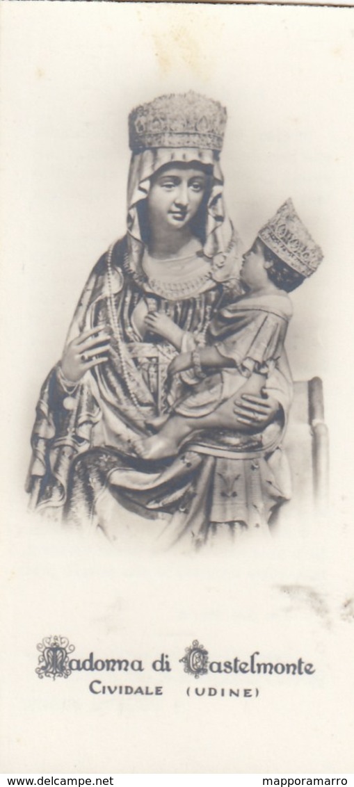 SANTINO - MADONNA  DI CASTELMONTE- CIVIDALE-UDINE- - Santini