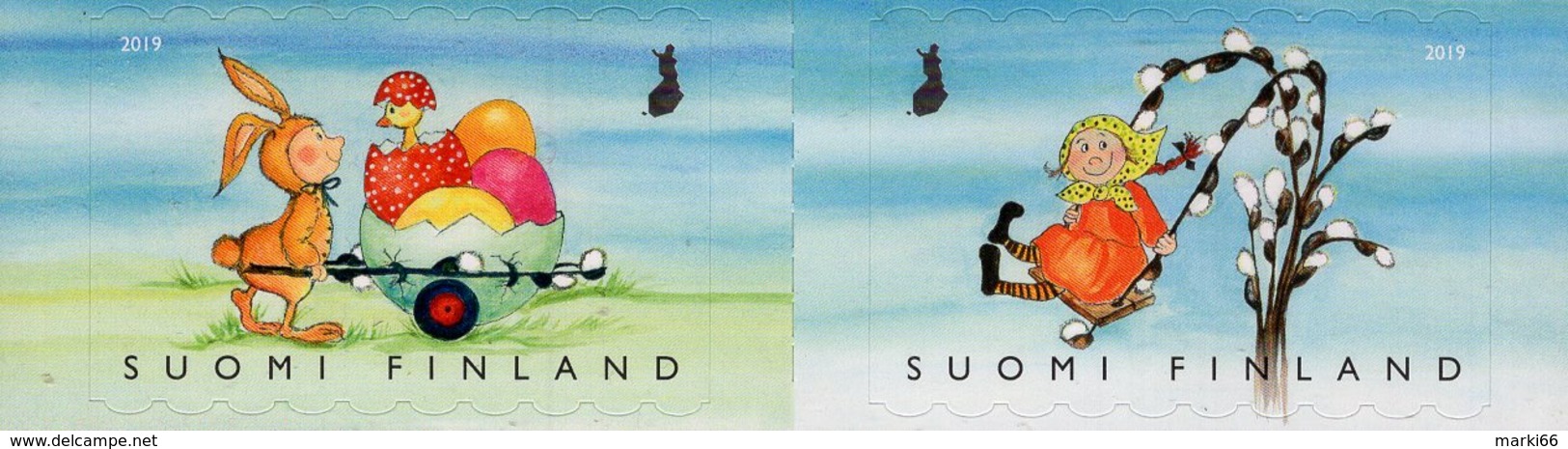 Finland - 2019 - Easter Games - Mint Self-adhesive Stamp Set - Neufs