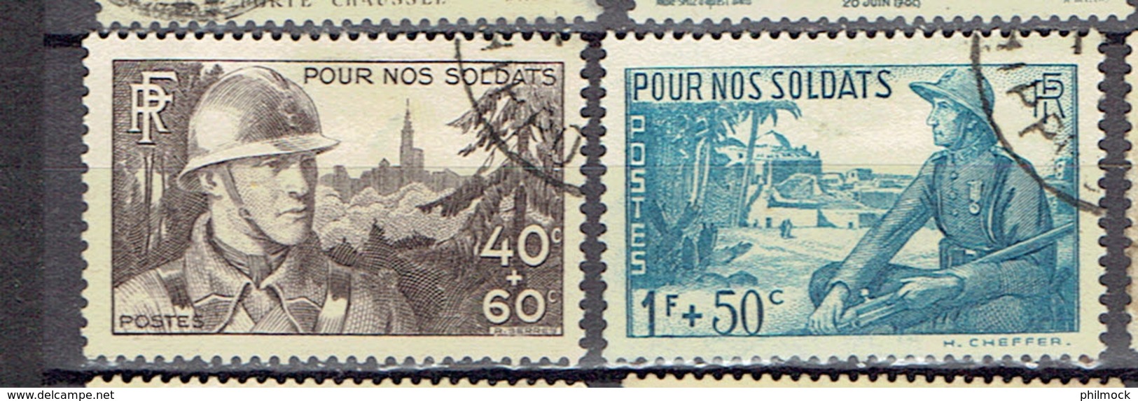 234P - France - 451-452 - Oblitérés