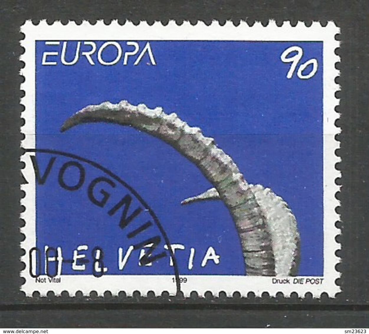 Schweiz / Helvetia 1999  Mi.Nr. 1685 , EUROPA CEPT  Natur- Und Nationalparks -  Gestempelt / Used / (o) - 1999