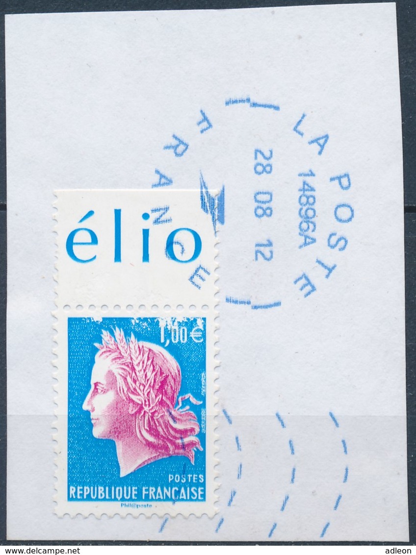 France - Marianne De Cheffer Hélio YT 4466 Obl. Sur Fragment (traces D'adhérence) - Used Stamps