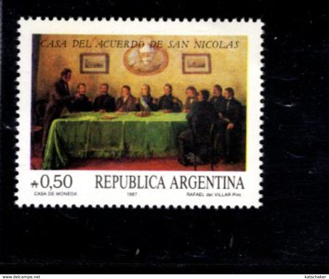 771278039 1987 SCOTT 1605 POSTFRIS  MINT NEVER HINGED EINWANDFREI  (XX) - SIGNING OF THE SAN NICOLAS ACCORD - Neufs