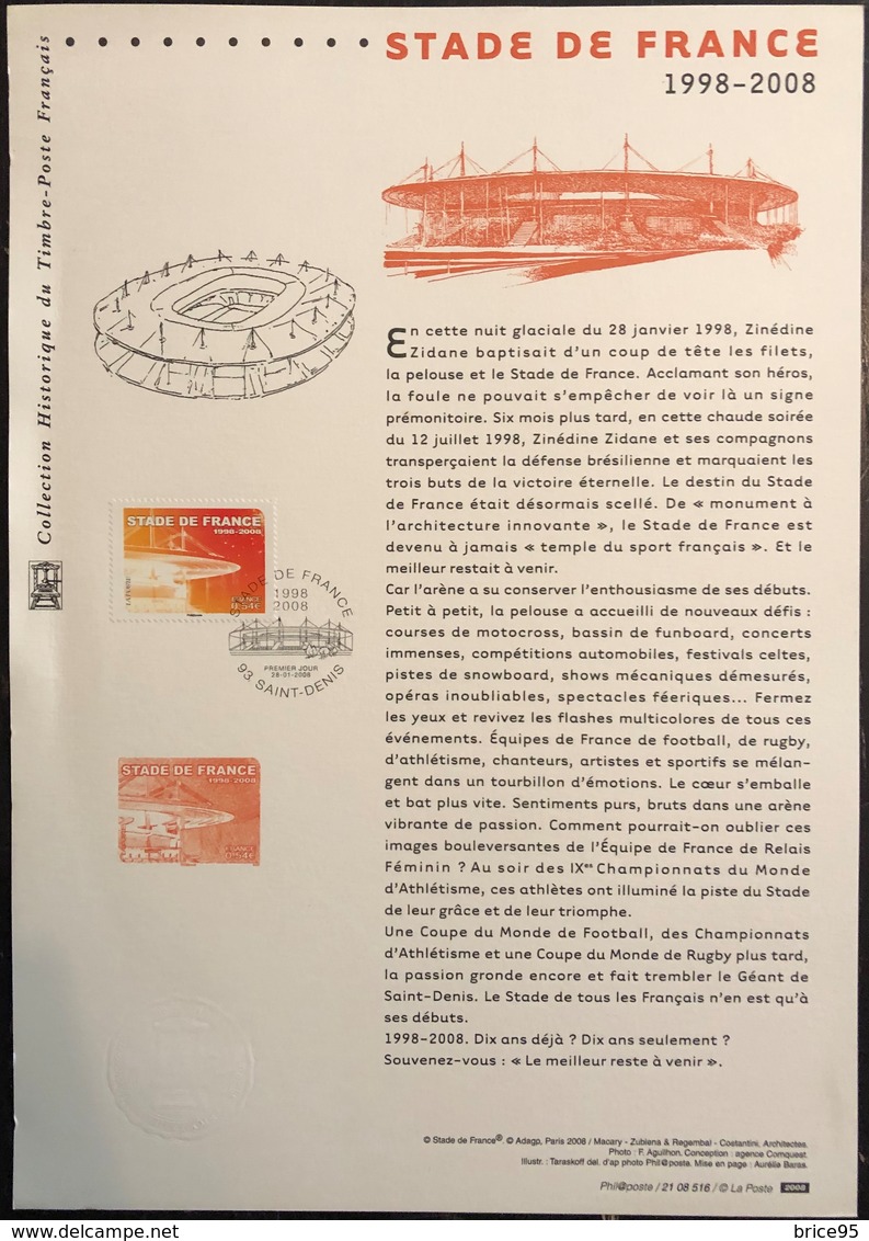 France Document - FDC - Premier Jour - YT Nº 4142 - 2008 - 2000-2009