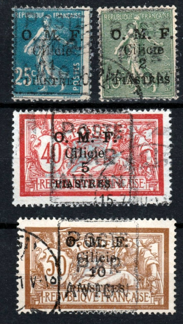 France - Timbres De Cilicie De 1920 Yvert 83/84 + Poste Aèrienne Probablement Tous Faux - Gebraucht