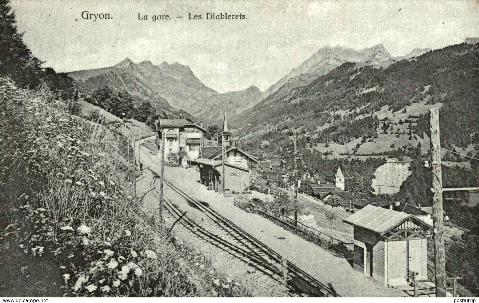 GRYON LA GARE LES DIABLERETS - Altri & Non Classificati