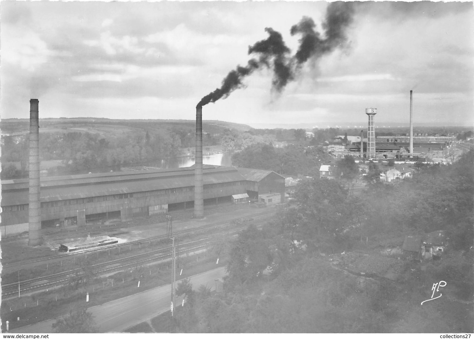 78-BONNIERES- USINES PIRET ET SINGER - Bonnieres Sur Seine