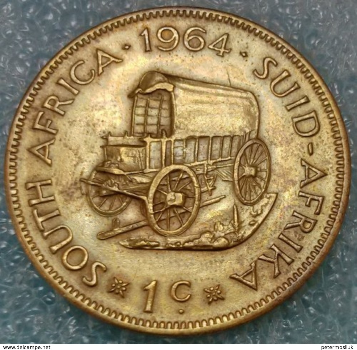 South Africa 1 Cent, 1964 -0879 - South Africa