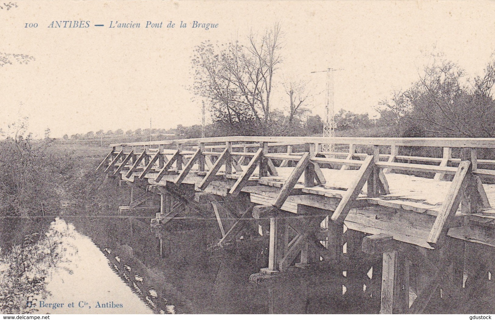 Alpes-Maritimes - Antibes - L'ancien Pont De La Brague - Autres & Non Classés