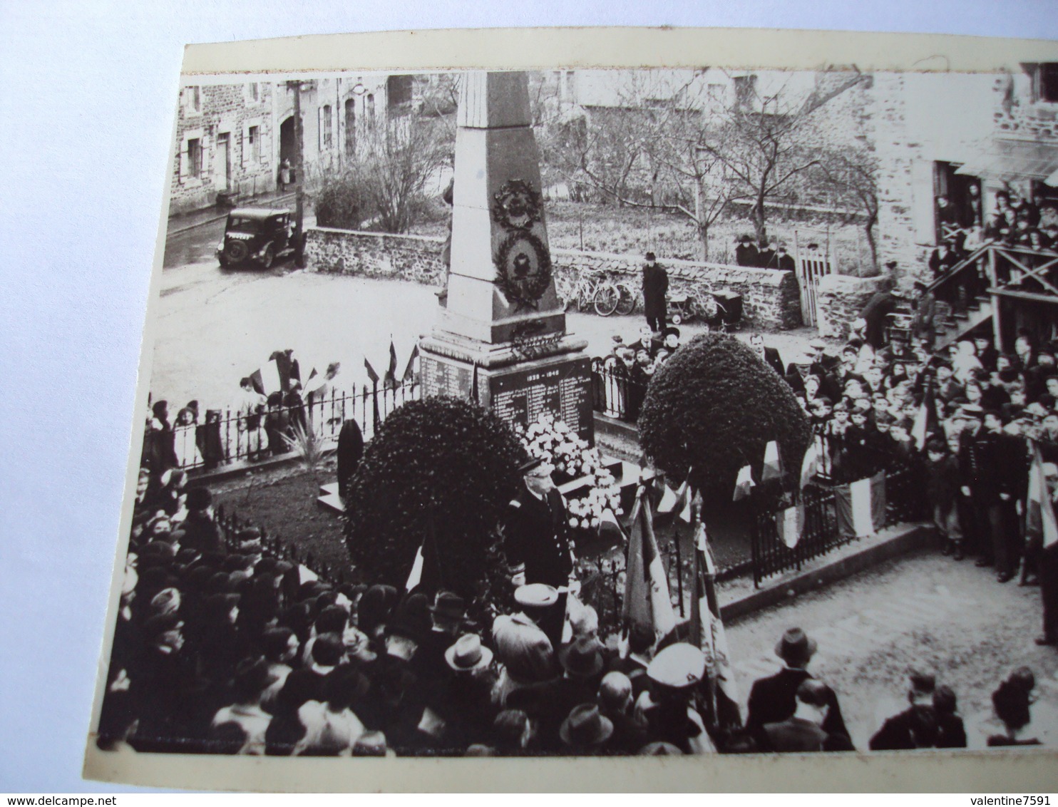 22- "photo Moderne, P. COSSARD, Lamballe-val André" Commémoration En Hiver Dans La Région , En état-     -  20  Euros - Lieux