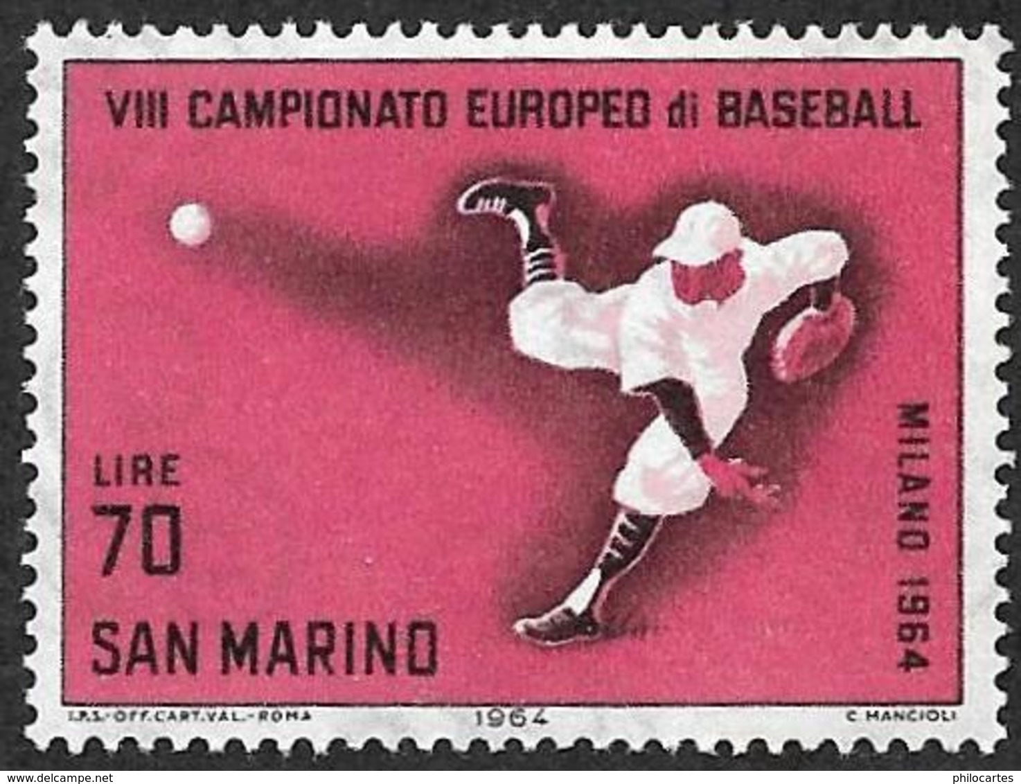 Saint MARIN 1964 - YT  638 -  Base Ball - NEUF** - Neufs