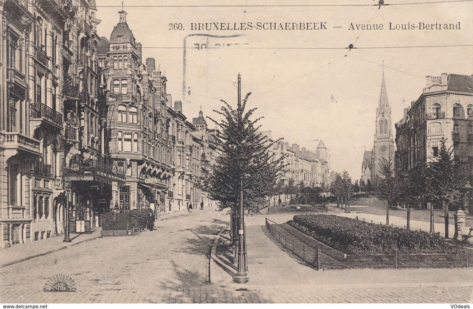 CPA - Belgique - Brussels - Bruxelles - Schaerbeek - Avenue Louis Bertrand - Schaarbeek - Schaerbeek