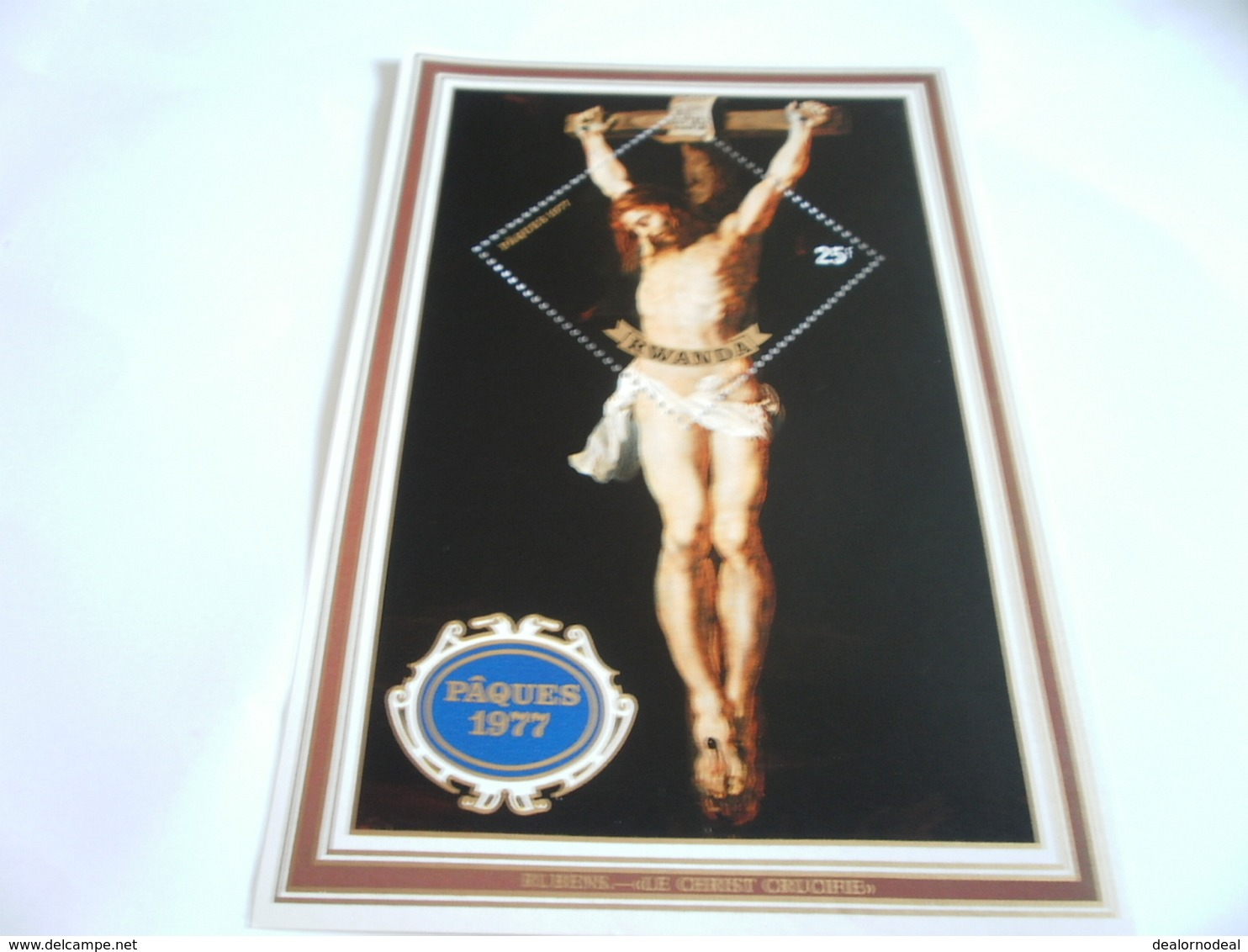 Miniature Sheet Perf Easter 1977 Rubens Christ Crucified - Unused Stamps