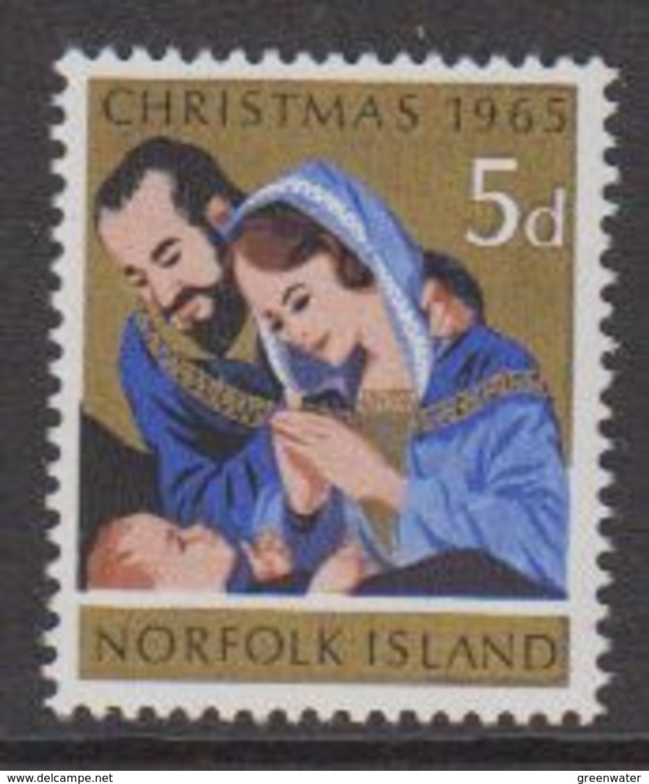 Norfolk Island 1965 Christmas 1v  ** Mnh (42815) - Norfolk Eiland