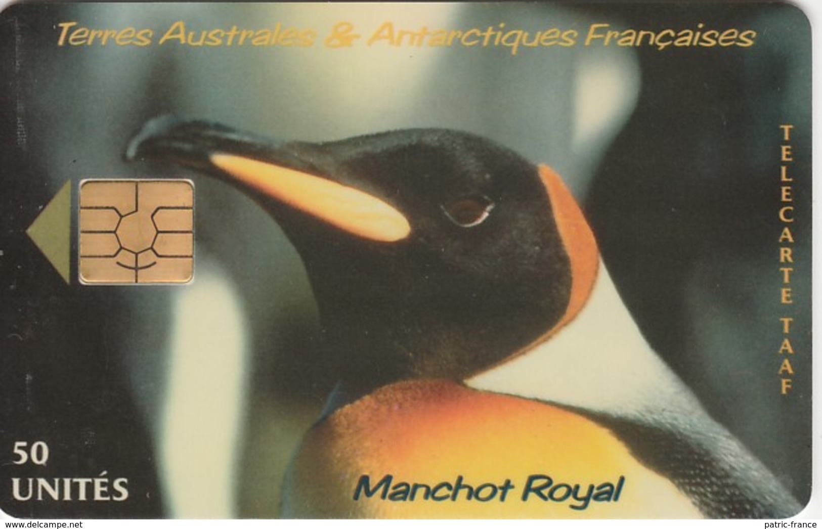 Télécarte TAAF FSAT - Manchot Royal ... Pingouin Penguin Pinguin ... - TAAF - Terres Australes Antarctiques Françaises