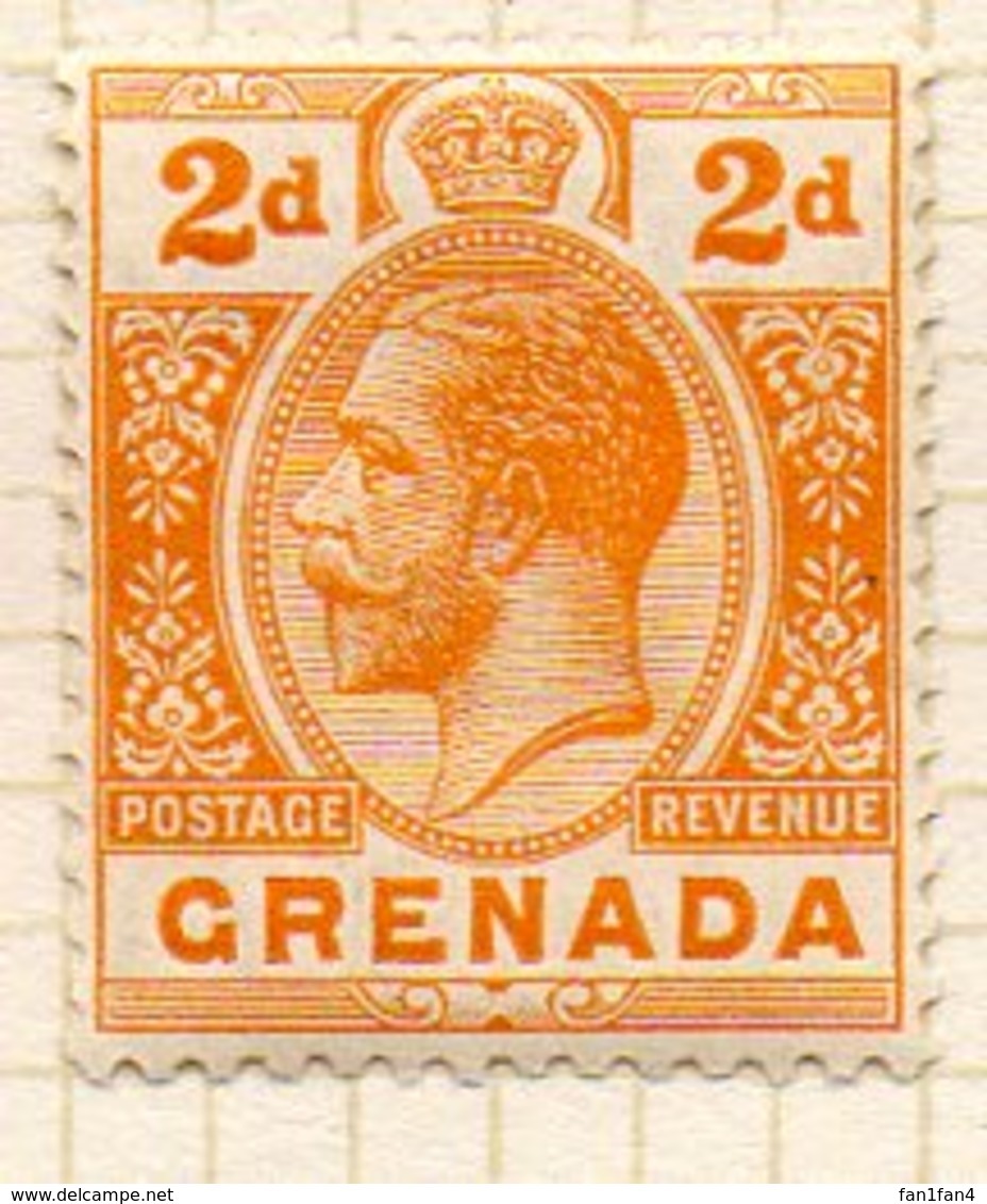 AMERIQUE CENTRALE - GRENADE - (Colonie Britannique) - 1913-21 - N° 71 - 2 P. Jaune Foncé - (George V) - America (Other)
